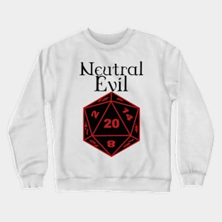 Neutral Evil Alignment Crewneck Sweatshirt